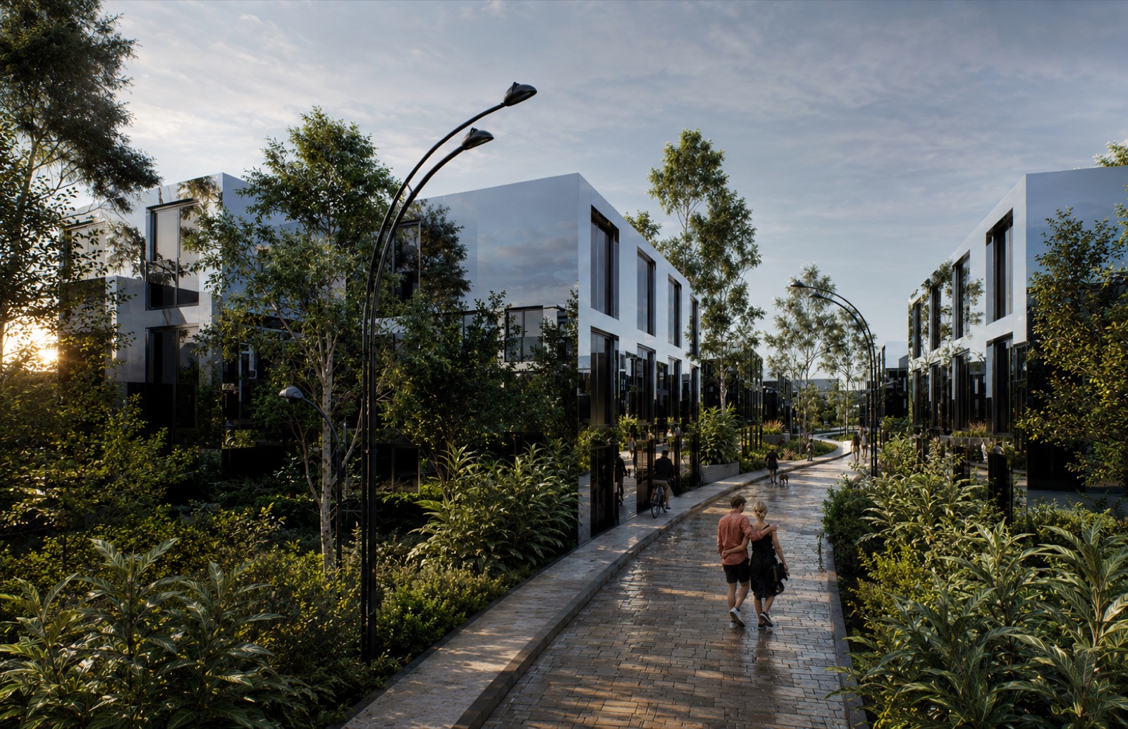 Planowanie projektu zielonej dzielnicy modułowej w Ludwigshafen